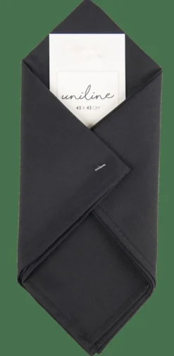 UNILINE Serviette Noir
