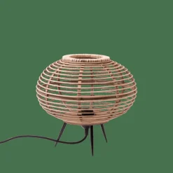 ZANZI Lampe De Table E27 Naturel